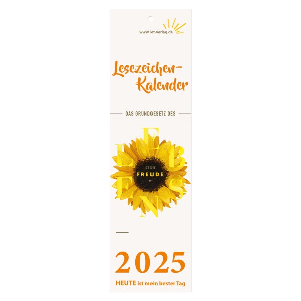 Lesezeichenkalender 2025