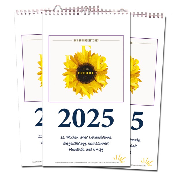 Wochenkalender 2025 - 3er-Set